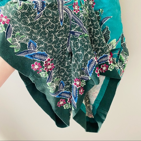 Elevenses By Anthro. Papillion Romper Green Sz XS - Picture 10 of 15